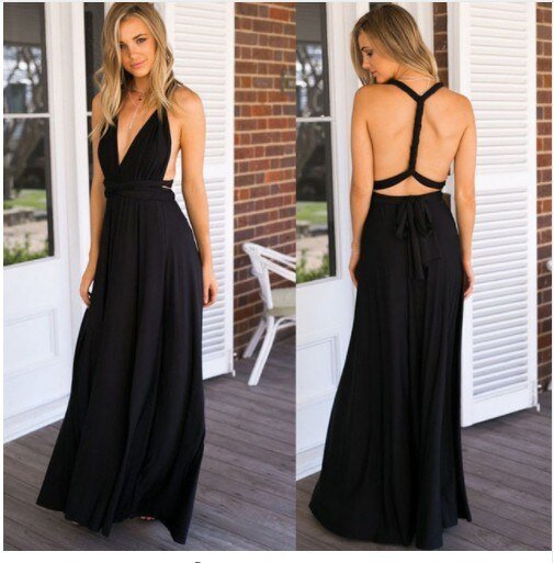 Langes figurbetontes Damen-Abendkleid