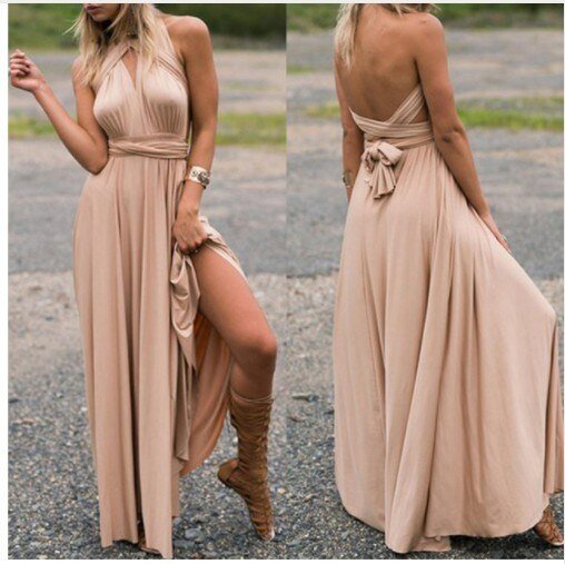 Langes figurbetontes Damen-Abendkleid